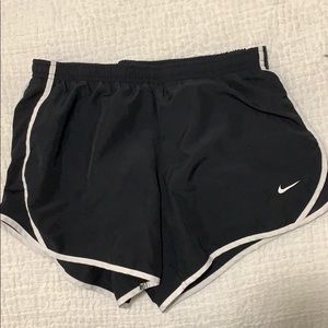 black nike shorts